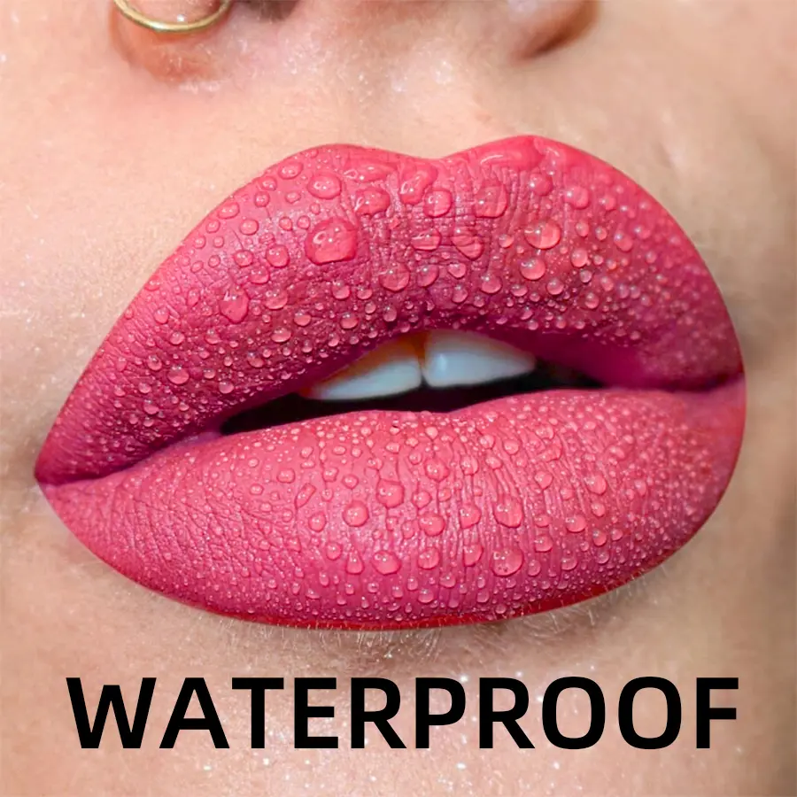 Velvet Matte Lip Gloss Nude Liquid lipsticks Stain-proof Waterproof  Lip Tint Long Lasting Non-stick Cup Makeup Pigment Cosmetic