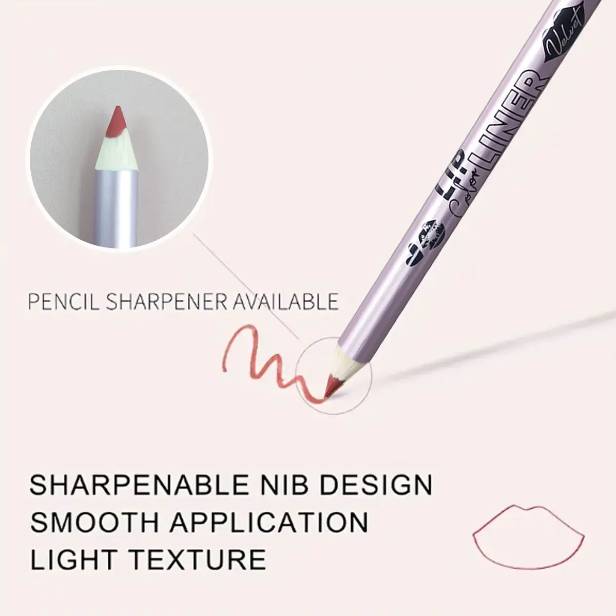 12 Color lipliner Set Contour Pen Tone Waterproof Mist Matte Lipstick Cosmetics