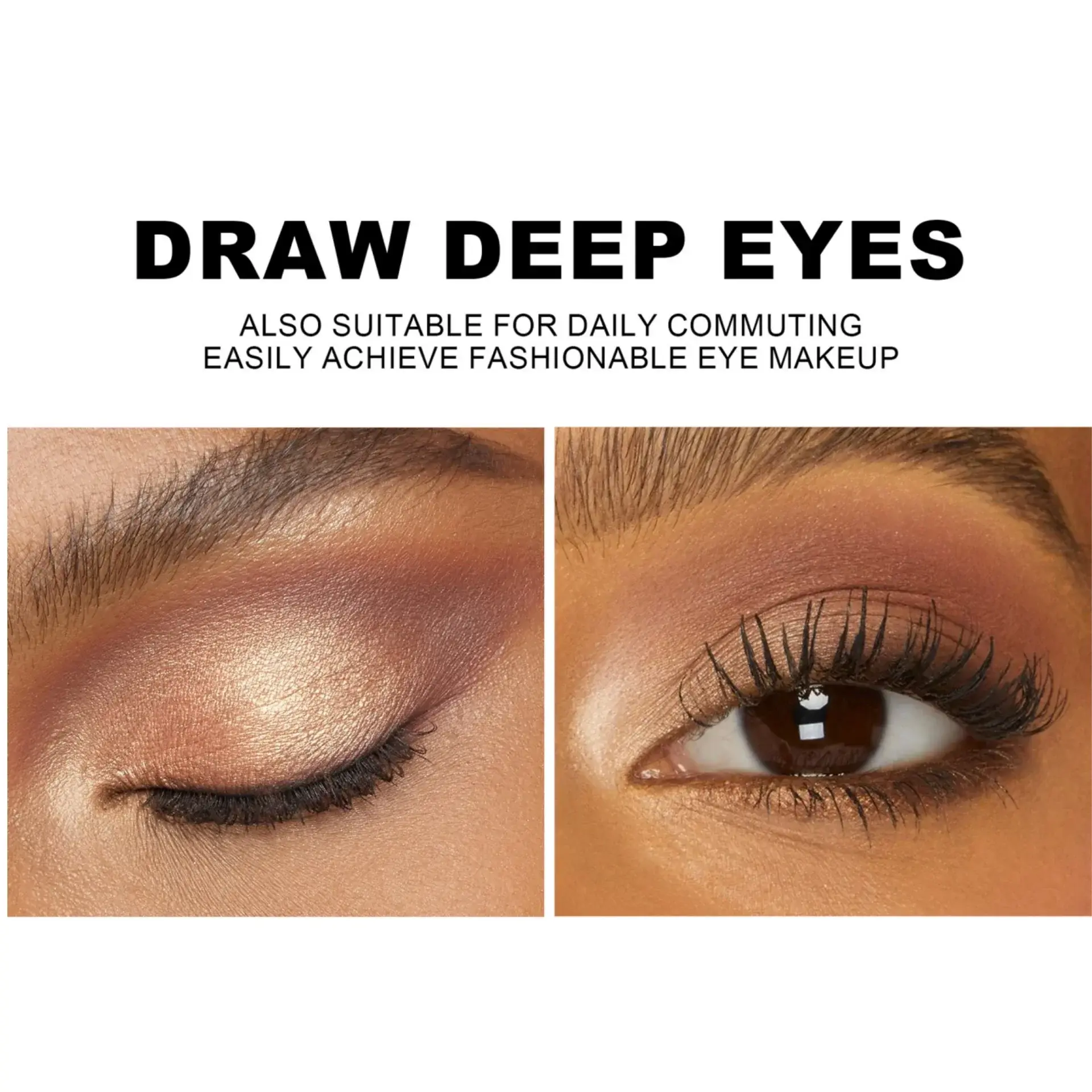 Desert Rose Eyeshadow Palette 9 Colors High Pigment Mineral Shadows Natural Daily Look Waterproof Matte & Earthy Tone Finishes