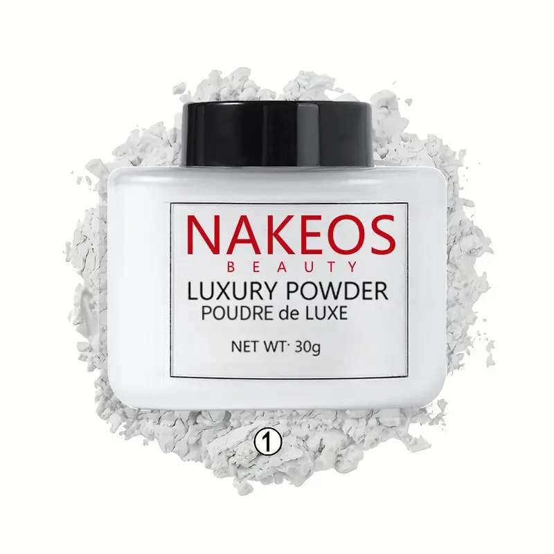 4 Colors Luxury Banana Powder Long-lasting Waterproof Light and Breathable Oil-controlling Setting Powder