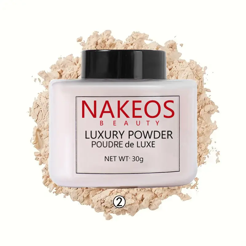 4 Colors Luxury Banana Powder Long-lasting Waterproof Light and Breathable Oil-controlling Setting Powder