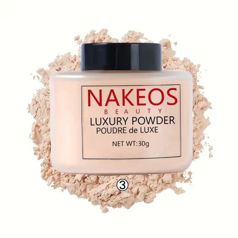 4 Colors Luxury Banana Powder Long-lasting Waterproof Light and Breathable Oil-controlling Setting Powder