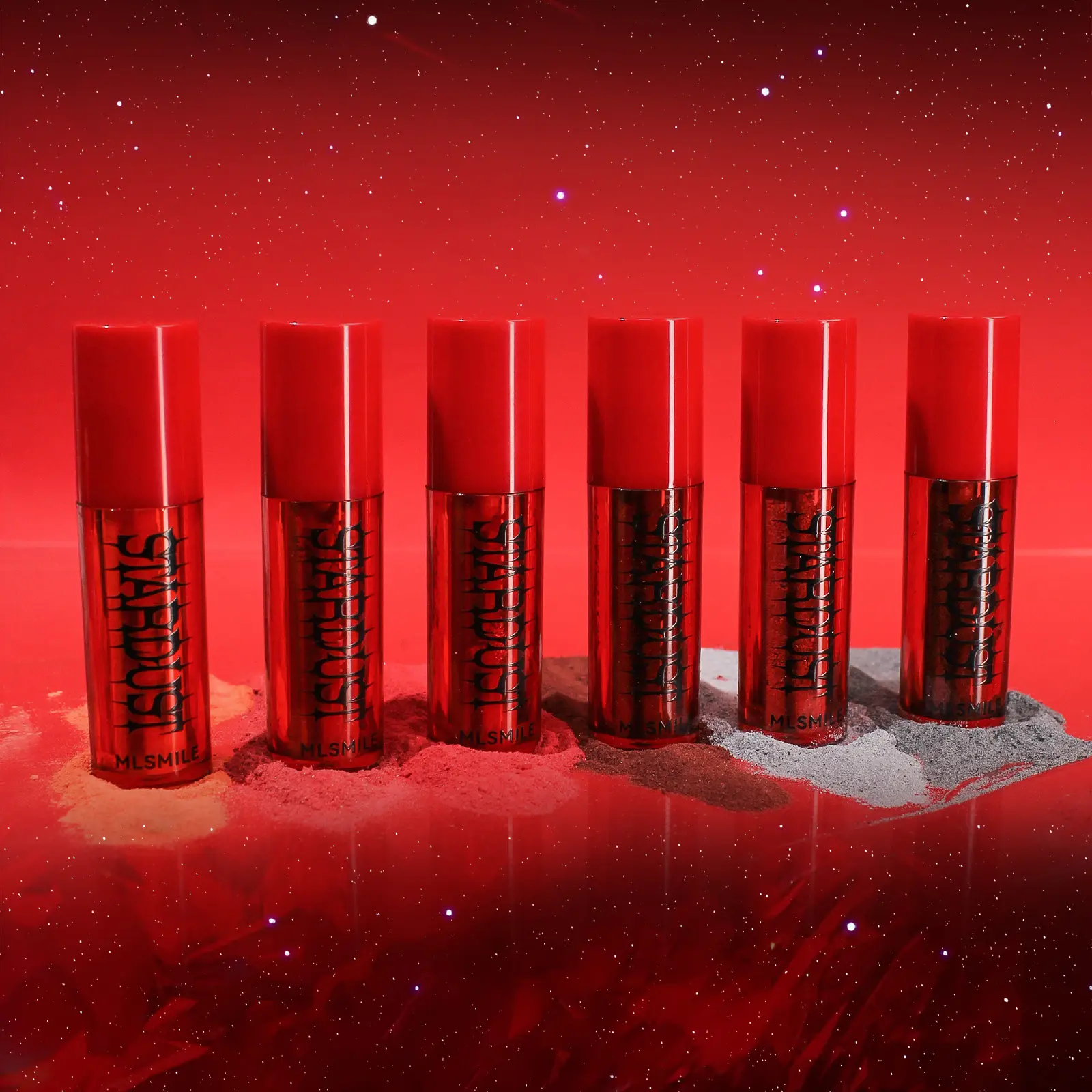 Long-Lasting Waterproof Lip And Face Makeup, High Pigment Black AndRed Gloss, Multi-Purpose Paste For All Skin Types