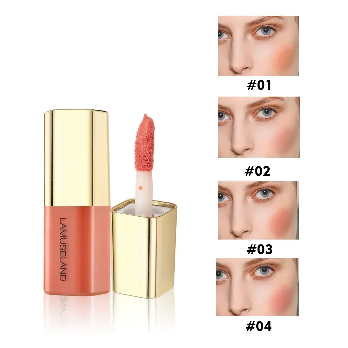 Liquid Blush Face Liquid Blush Lip  Cheek Natural Blush Long Lasting Waterproof 2024 New