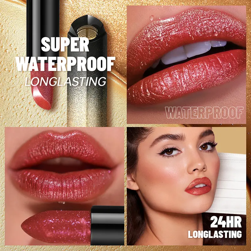 Matte Velvet Liquid Lipstick - 24H Kiss Proof Non Transfer, Waterproof Long Lasting Lip Gloss Makeup Set for Women Daily Party W