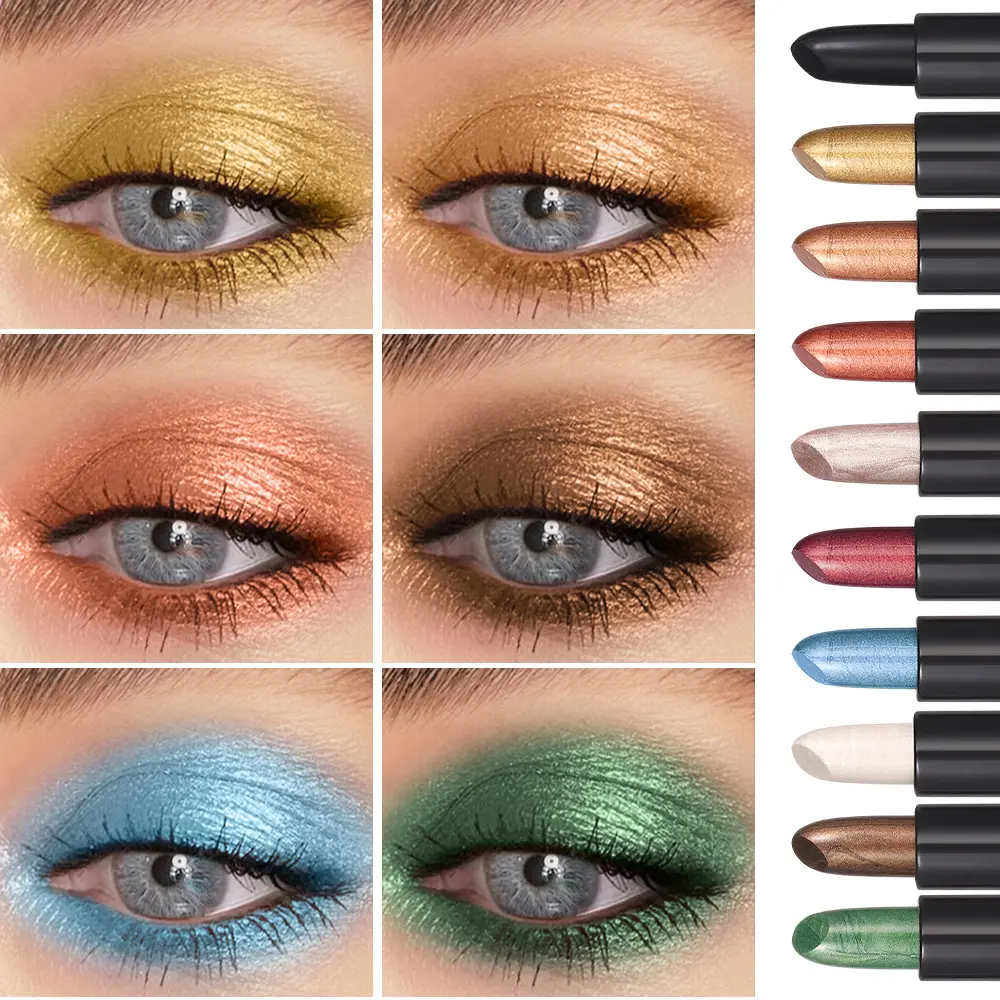 Two Color Overlapping Double Head Eye Shadow Pen Waterproof Durable And Easy To Apply Eye Makeup