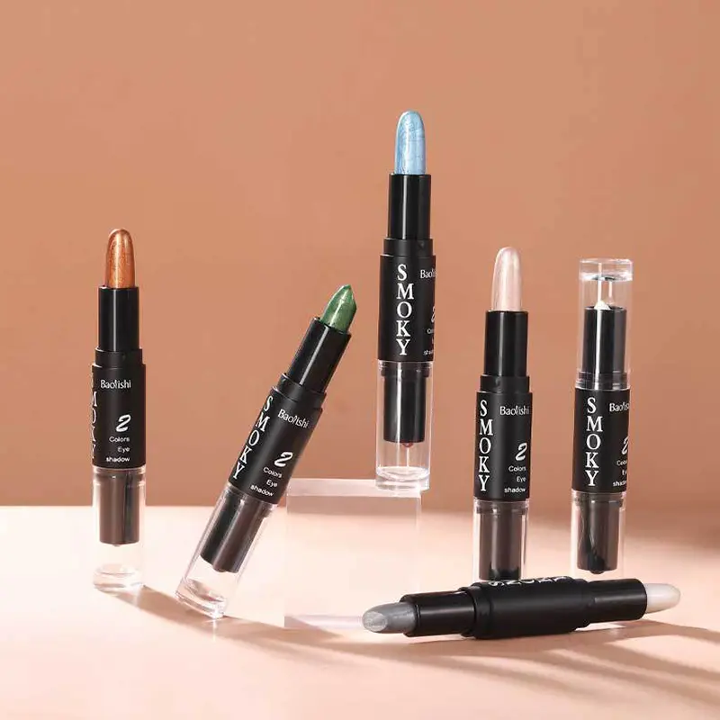 Two Color Overlapping Double Head Eye Shadow Pen Waterproof Durable And Easy To Apply Eye Makeup