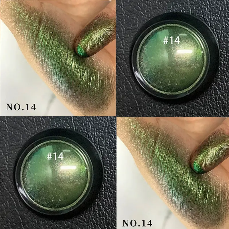Single Color Chameleon Eyeshadow Powder, Neutral Makeup, Pearl Glitter Highlighter, Halloween Makeup, Festival Gift,