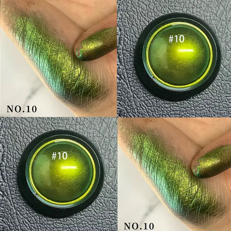Single Color Chameleon Eyeshadow Powder, Neutral Makeup, Pearl Glitter Highlighter, Halloween Makeup, Festival Gift,