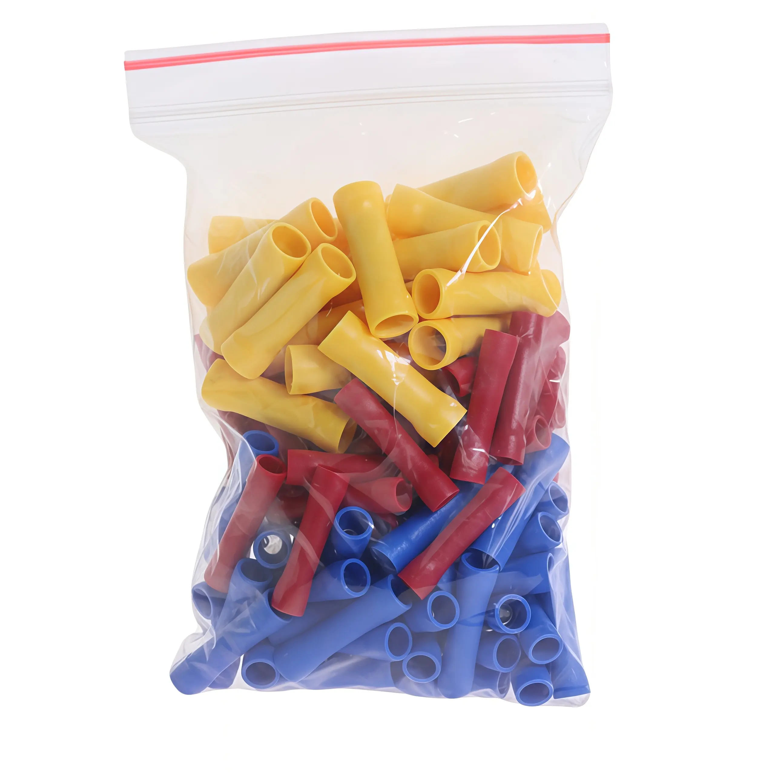 100pcs Assorted Insulated Crimp Terminals Electrical Wire Cable Butt Connectors Crimping Terminal BV1.25 BV2.5 BV5.5