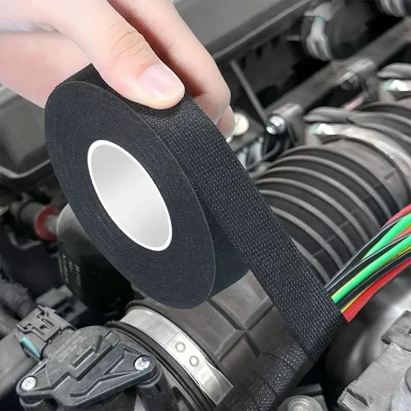 Automotive Cloth Tape Electrical Insulating Fabric Tapes Heat Resistance Thermal Car Tape Waterproof Soundproof Wires Tape
