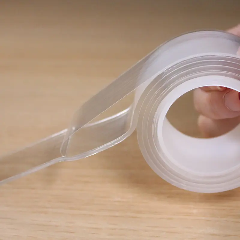 Nano tape 1M/2M/3/5M Nano Tape Double Sided Tape Transparent NoTrace Reusable Waterproof Adhesive Tape Cleanable Home gekkotape