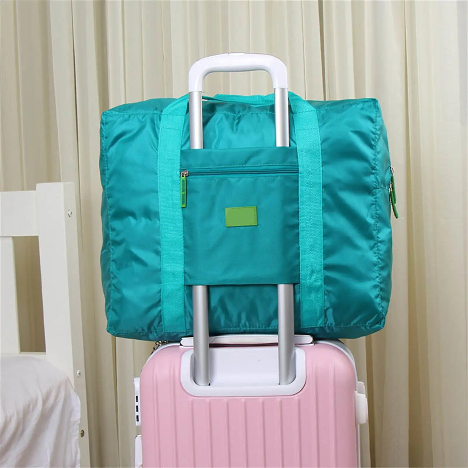 Waterproof Nylon Folding Foldable Home Travel Package Men Women Storage Bag Nylon/EVA Bag Storage Pouch Bags Cover for Clothes