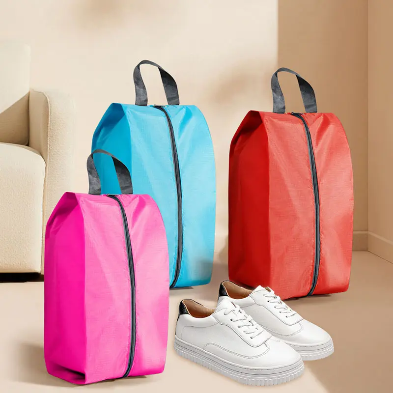 Shoe Storage Bag Waterproof And Dust-Proof Nylon Fabric With Strong Zipper Suitable For Men And Women Travel Home Storage Bag
