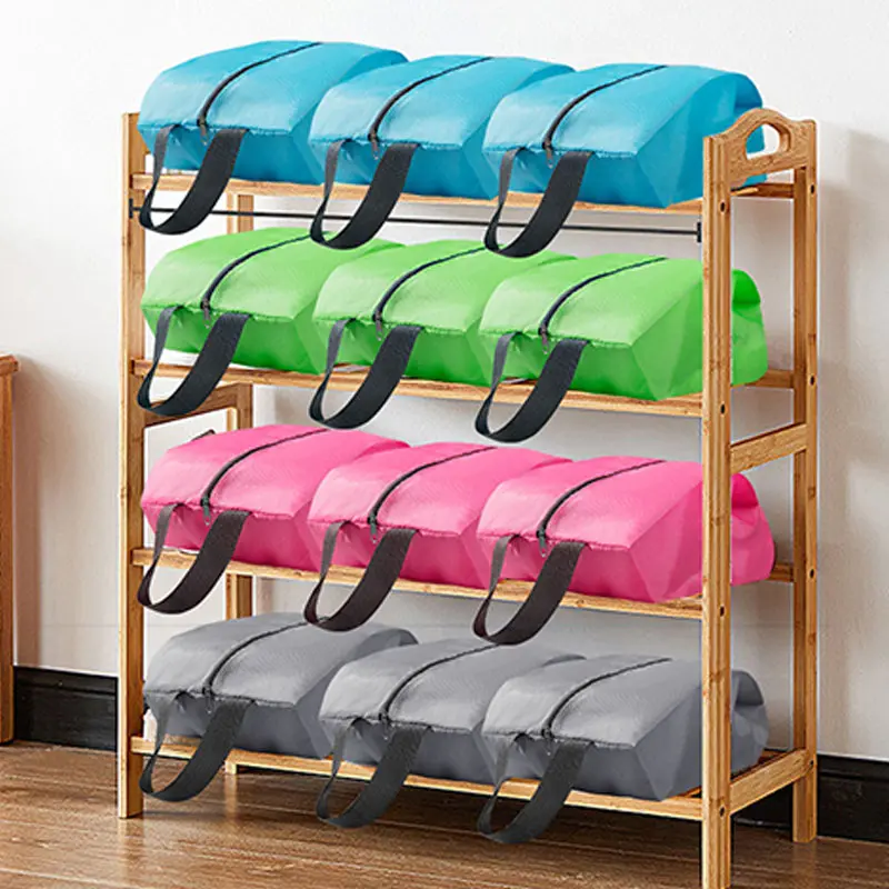 Shoe Storage Bag Waterproof And Dust-Proof Nylon Fabric With Strong Zipper Suitable For Men And Women Travel Home Storage Bag