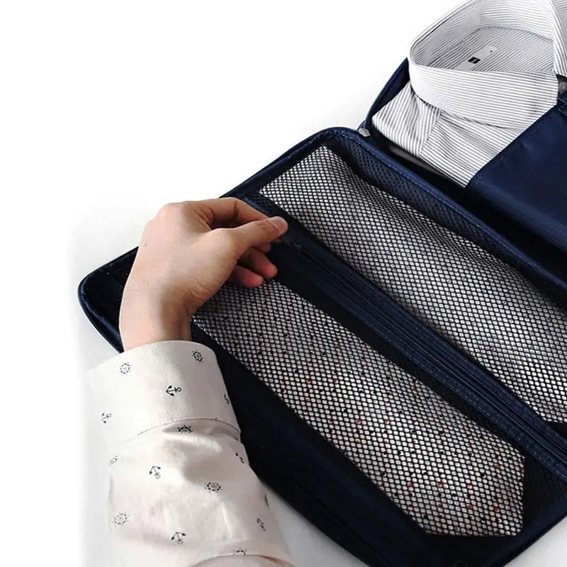 Men's Nylon Luggage Travel Bags For Shirt Lightweight Packing Organizer Garment Packing Cubes Luggage Suitcase Male Bag