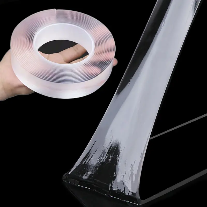 Nano Tape Super Strong Double Sided Tape Extra Strong Adhesive Non-slip Tape Waterproof Transparent Tape for Kitchen Bathroom
