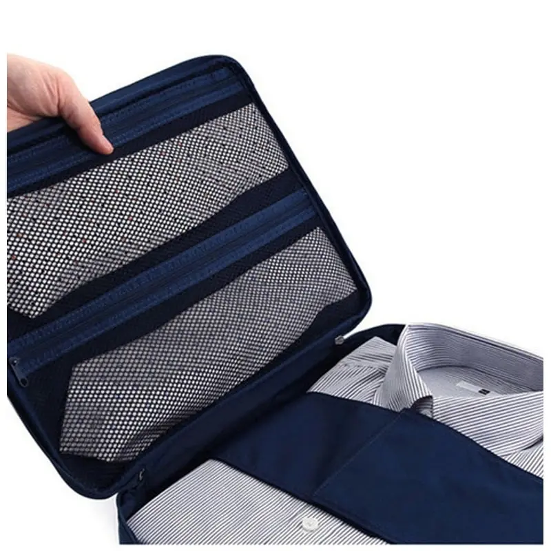Men's Nylon Luggage Travel Bags For Shirt Lightweight Packing Organizer Garment Packing Cubes Luggage Suitcase Male Bag