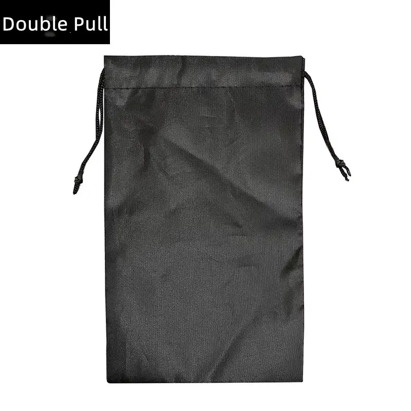Drawstring Bag Shoes Underwear Travel Sport Bags Nylon Black Bags Organizer Clothes Packing for Outdoor Travel Use