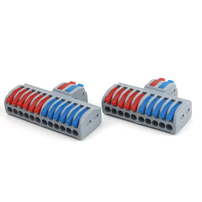 5PCS Lever Fast Wire Connectors Connect Electrical Universal Splicing Compact Inline Push-in Home Terminals Block 412/413 SPL