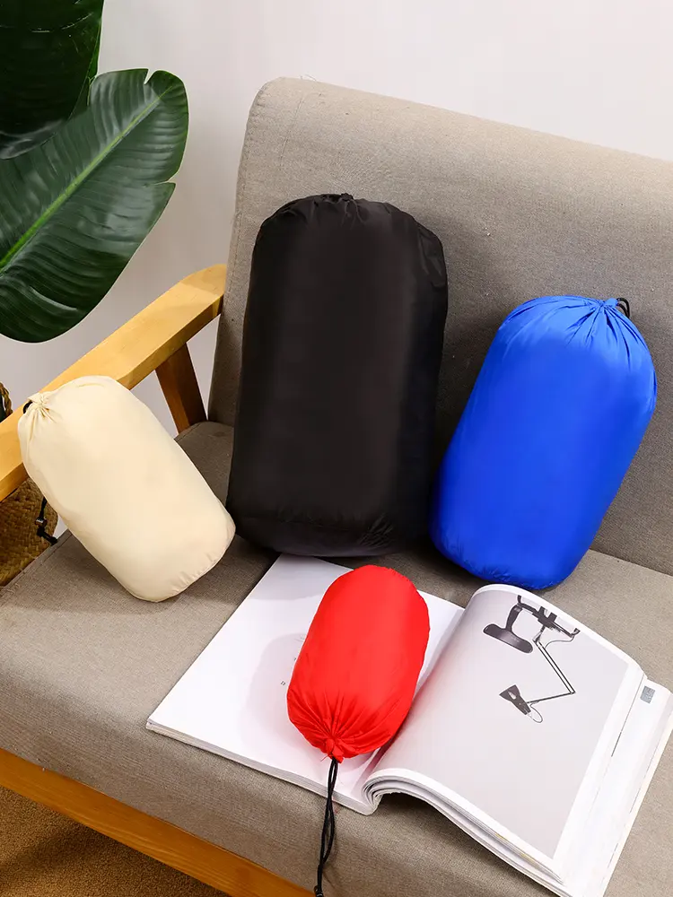 DINYAO Oxford Round Bottom Drawstring Pocket Waterproof High Quality Storage Bags Portable Travel Camping Ultralight Pocket