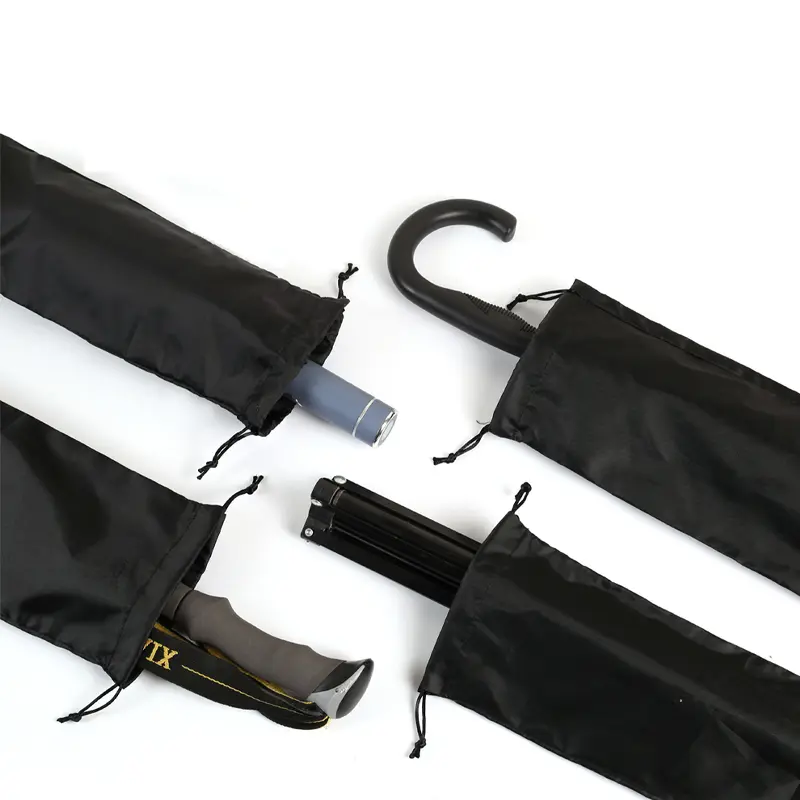 3 Pcs/Lot DINYAO Oxford Black Drawstring Bags Waterproof High Quality Dust Sacks Long Strip Household Goods Storage Pouches