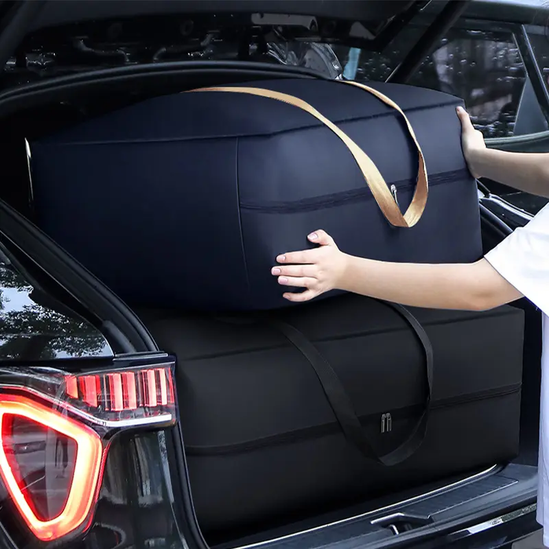 Travel bags household quilts storage bags dust proof large capacity dormitory moving artifact student luggage padded woven bags