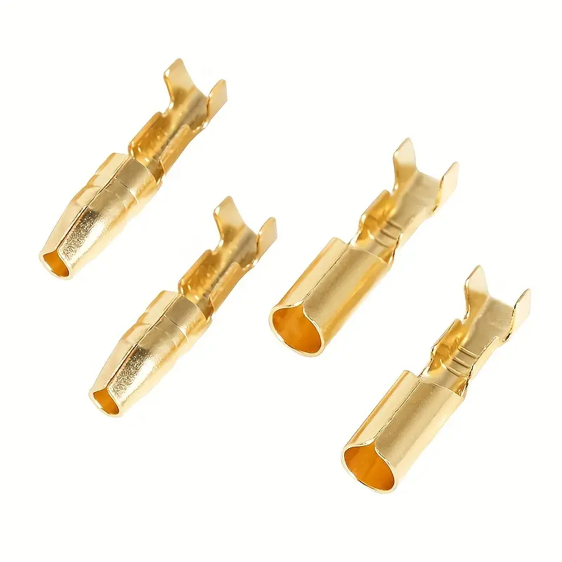 200PCS 50 Set 3.9mm Male Female Motorcycle Bullet Connector Socket Classic TerminalS For Cable Wire of 1.0 mm to 2.5 mm
