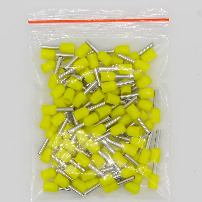 E1508 Tube insulating Insulated terminals 1.5MM2 100PCS/Pack Cable Wire Connector Insulating Crimp Terminal Connector E-