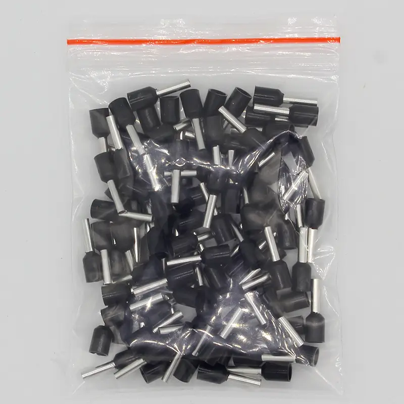 E1508 Tube insulating Insulated terminals 1.5MM2 100PCS/Pack Cable Wire Connector Insulating Crimp Terminal Connector E-