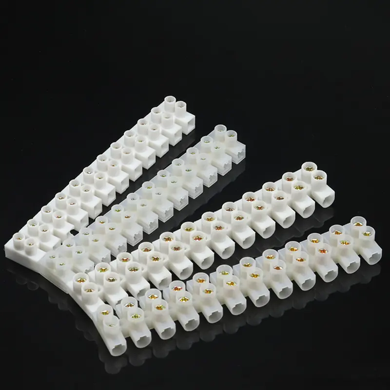 12 Position Plastic Terminal Block Wire Connector Screw Electric Barrier Strip X3-0512 X3-1012 X3-2012 X3-3012 X3-6012