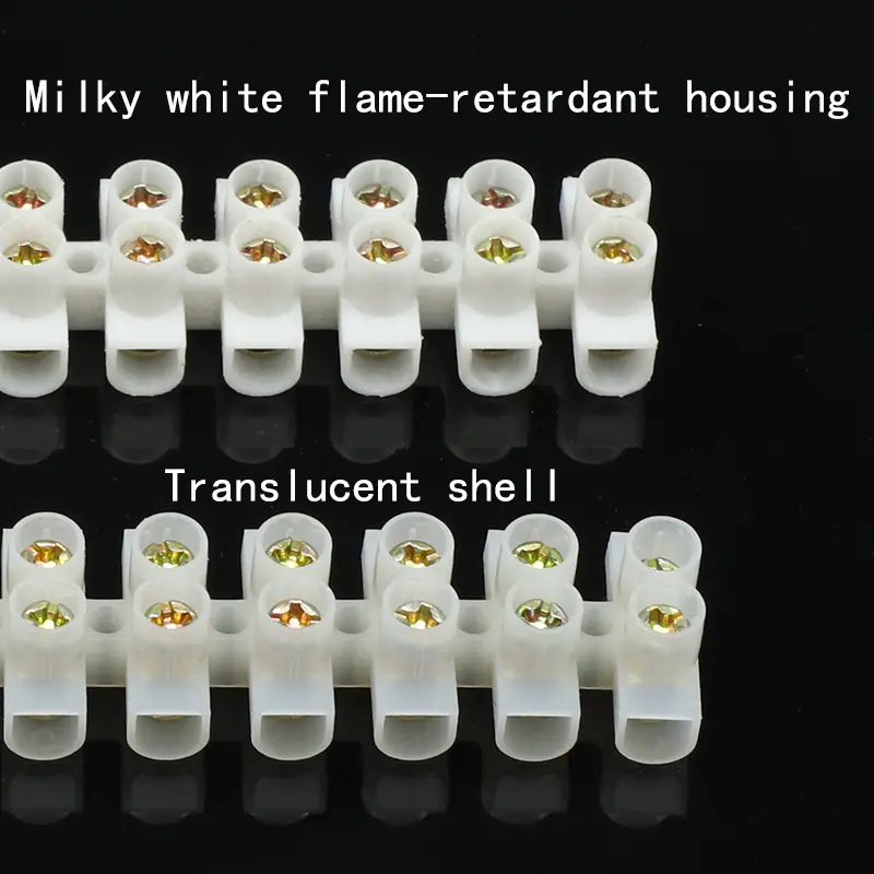 12 Position Plastic Terminal Block Wire Connector Screw Electric Barrier Strip X3-0512 X3-1012 X3-2012 X3-3012 X3-6012