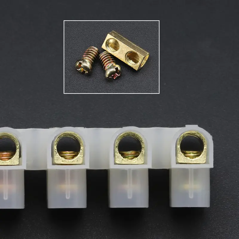 12 Position Plastic Terminal Block Wire Connector Screw Electric Barrier Strip X3-0512 X3-1012 X3-2012 X3-3012 X3-6012