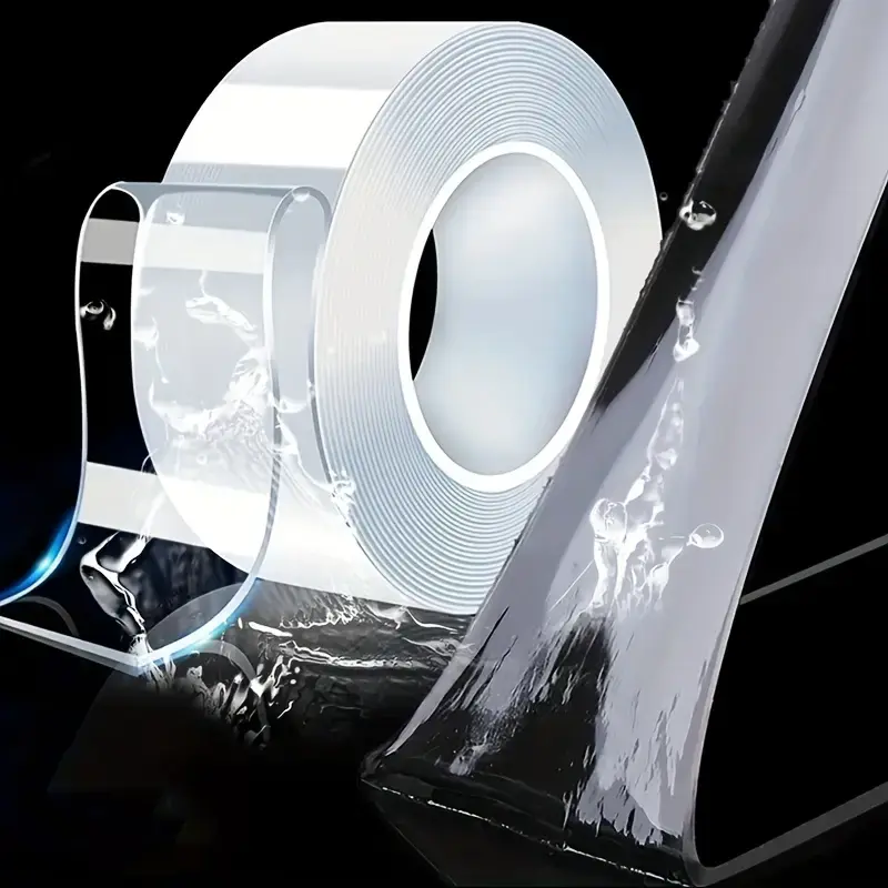 1-10M Nano Double sided Adhesive Tapes Extra Strong Waterproof Transparent Traceless Reusable Decorative Mounting Tape Strips