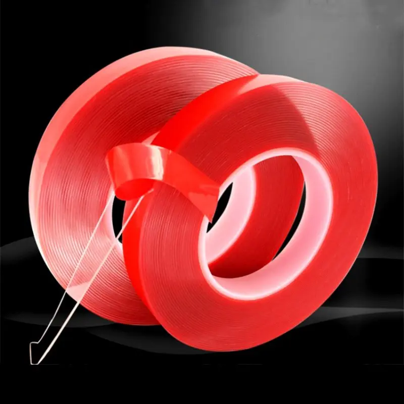 Double Sided Tape Nano Tape 3Meter 3/6/8/10/15/20/25/30Mm Width Transparent Tape Washable Adhesive Nano Traceless Sticker Glue