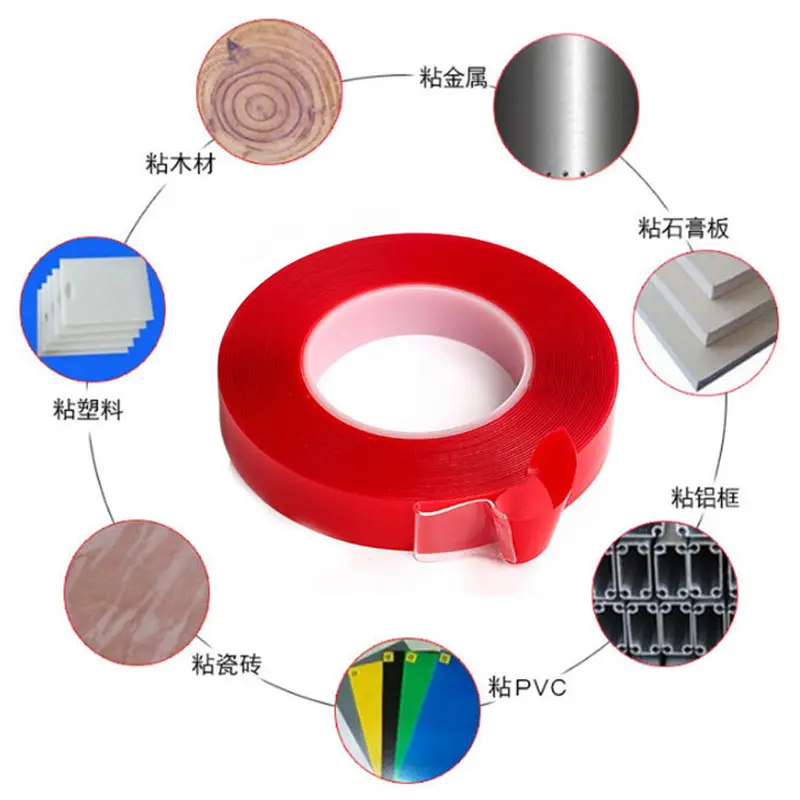 Double Sided Tape Nano Tape 3Meter 3/6/8/10/15/20/25/30Mm Width Transparent Tape Washable Adhesive Nano Traceless Sticker Glue