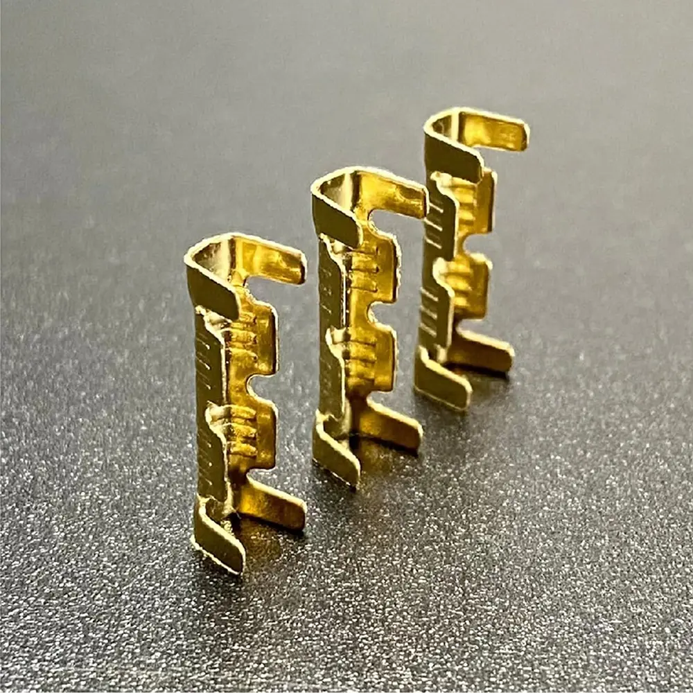 50/100/200pcs 453 U-Shaped 0.3-1.5mm2 Terminal Tab Cold Inserts Connectors Cold Terminal Small Teeth Fascia Terminal