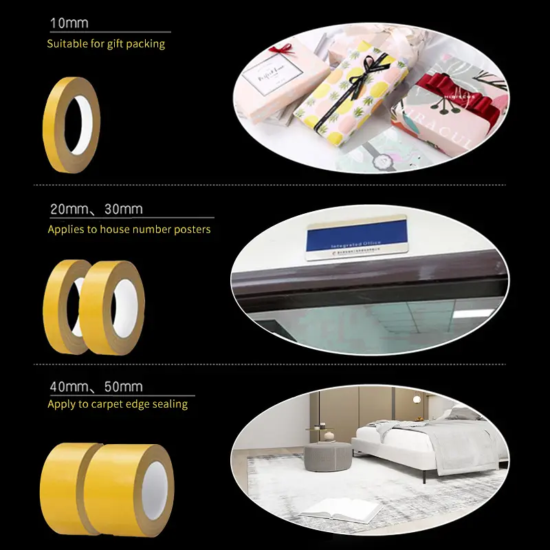 1Roll  Double Sided Tape High Viscosity Grid Fiber Transparent Double Sided Tape Sticky Waterproof  Adhesive Fiber Mesh Tapes
