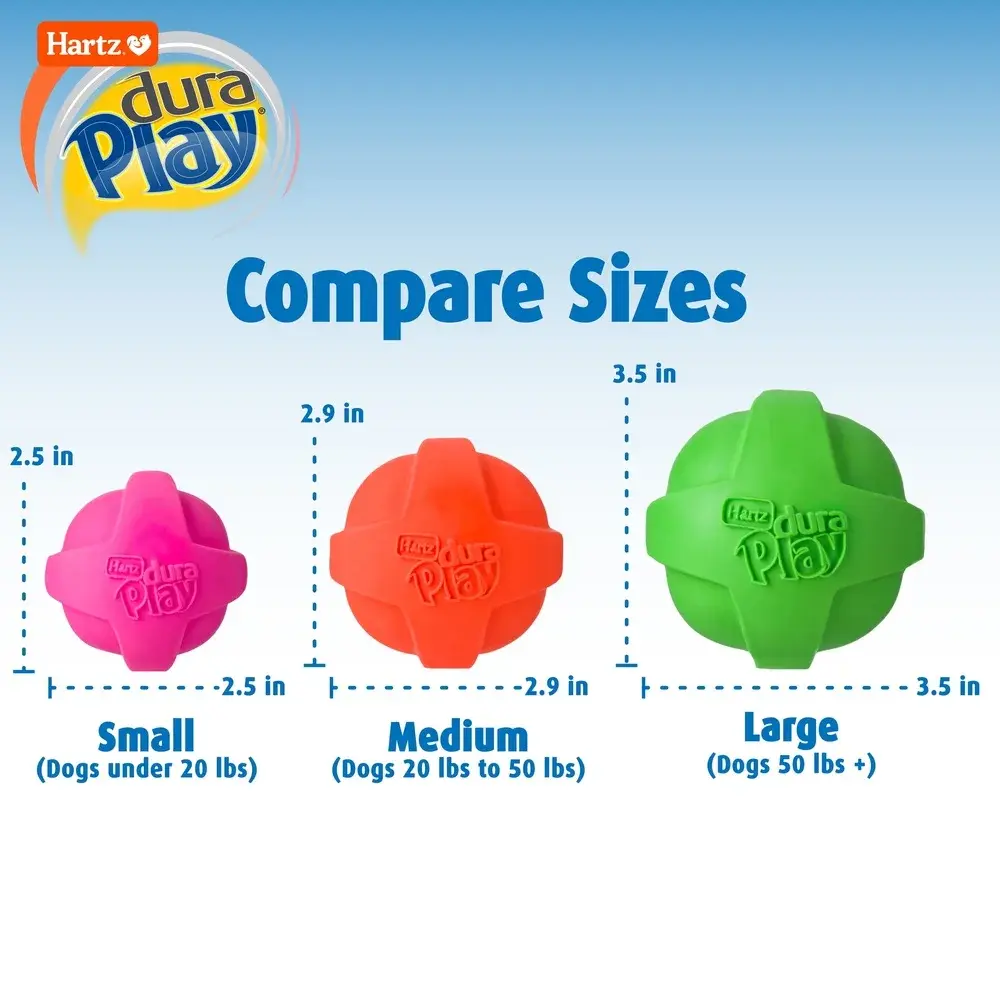 Medium Dog Toys Bacon Scented Squeaky Latex 3 Pack Dura Play Fetch Floatable Indoor Outdoor Durable Chew Toy