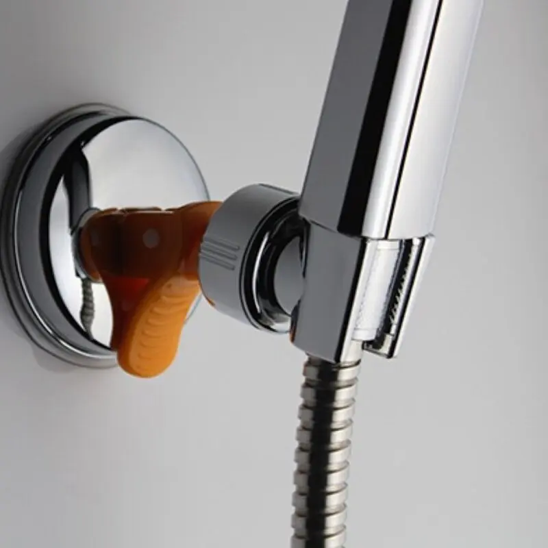 Shower Head Holder Universal 360 Degrees Adjustable Holder with Suction Cup Wall Mount No Punching Bracket Bathroom Accessories