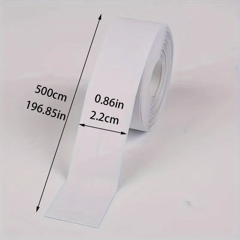 Shower Bath Sealing Tape Strips PVC Self Adhesive Waterproof Wall Sticker for Bathroom Kitchen Seal Caulk Strip Sink Mold Proof