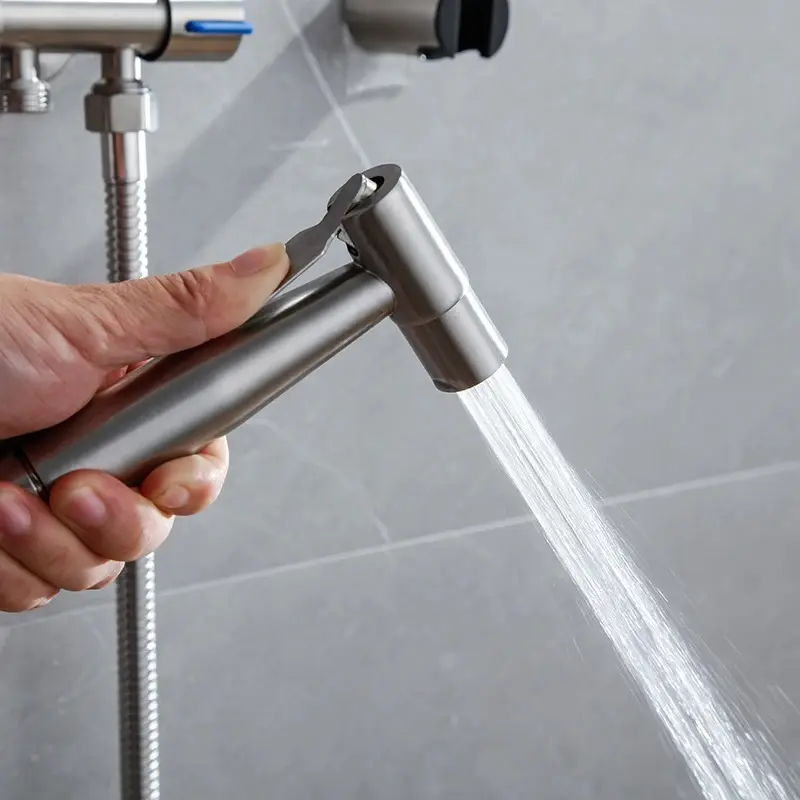Sprayer Gun Hand Protable Toilet Bidet Holder Handheld Faucet Home Bathroom Shower Head Self Cleaning