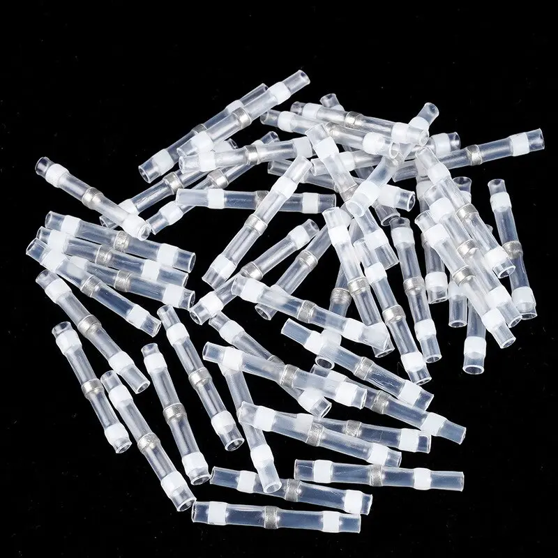 Solder Ring Terminal Sealed Heat Shrink Tube Wire Connector Heat Shrink Quick Terminal Waterproof Quick Butt Connector