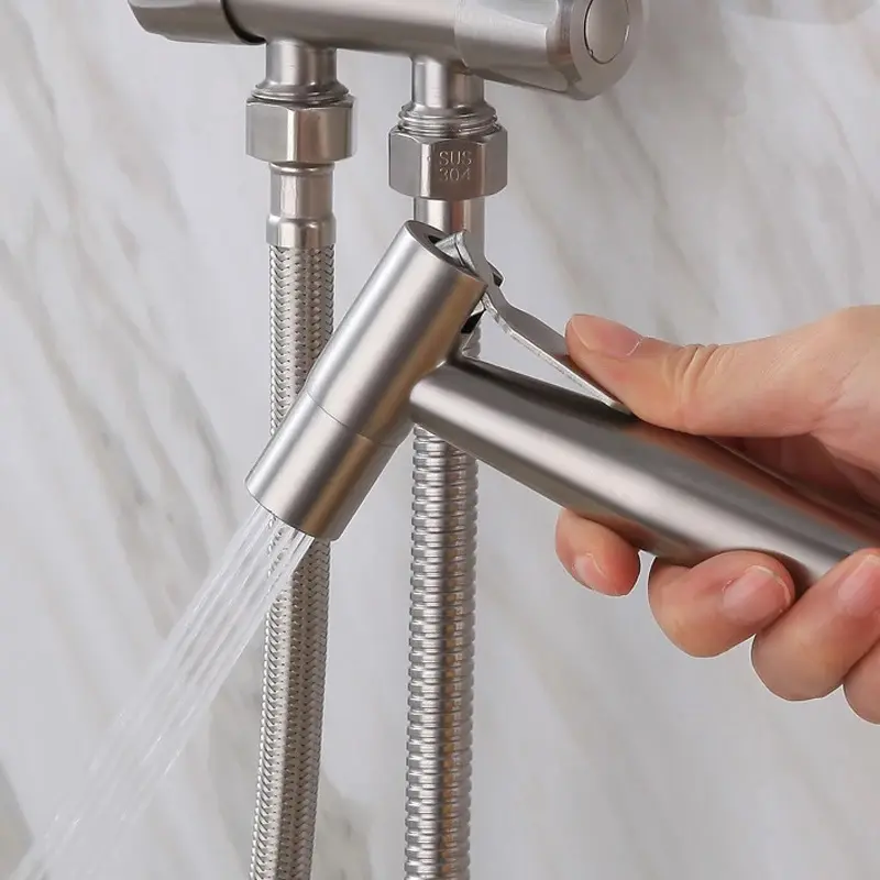 Sprayer Gun Hand Protable Toilet Bidet Holder Handheld Faucet Home Bathroom Shower Head Self Cleaning