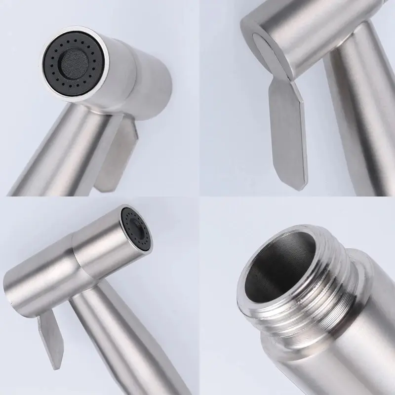 Sprayer Gun Hand Protable Toilet Bidet Holder Handheld Faucet Home Bathroom Shower Head Self Cleaning