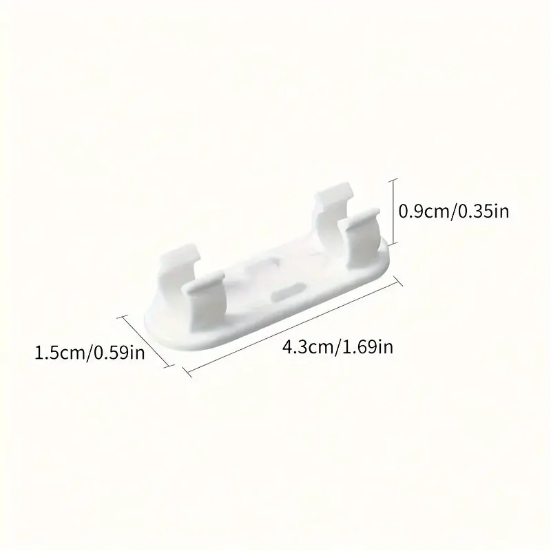 20/50pcs Adjustable Cable Management Clips Adhesive Sticky Wire Clips Cord Holder For TV PC Cable Under Desk Wall Home Office