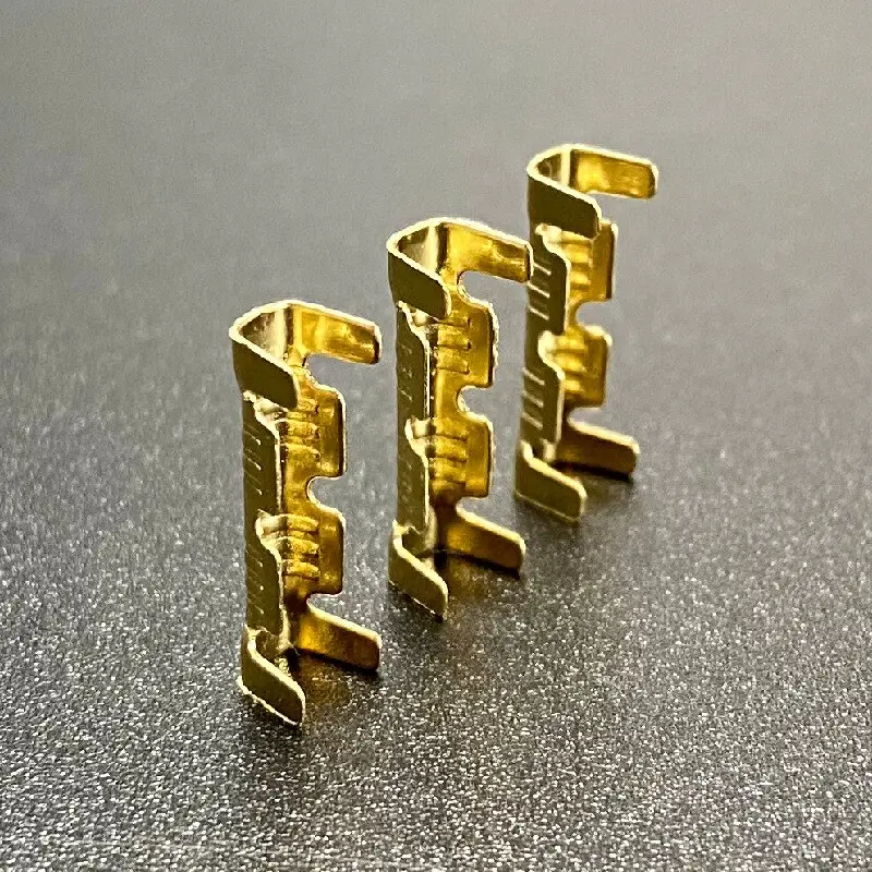 100Pcs Docking Terminals Push Button Quick Connect Terminals U Type 0.3 to 1.5 Mm2 Connectors Dual Connector Terminals