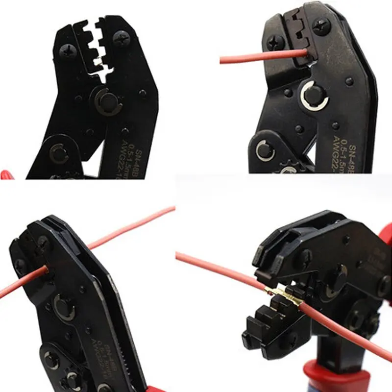 100Pcs Docking Terminals Push Button Quick Connect Terminals U Type 0.3 to 1.5 Mm2 Connectors Dual Connector Terminals