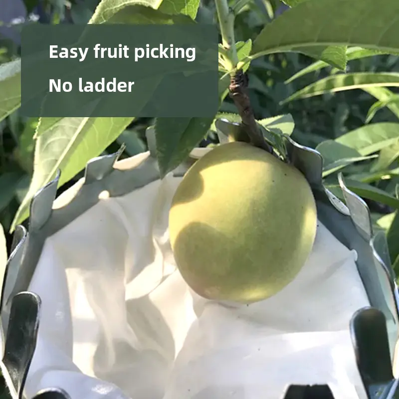 Metal Fruit Picker Gardening Apple Peach High Tree Picker Fruit Catcher Gardening Supplies