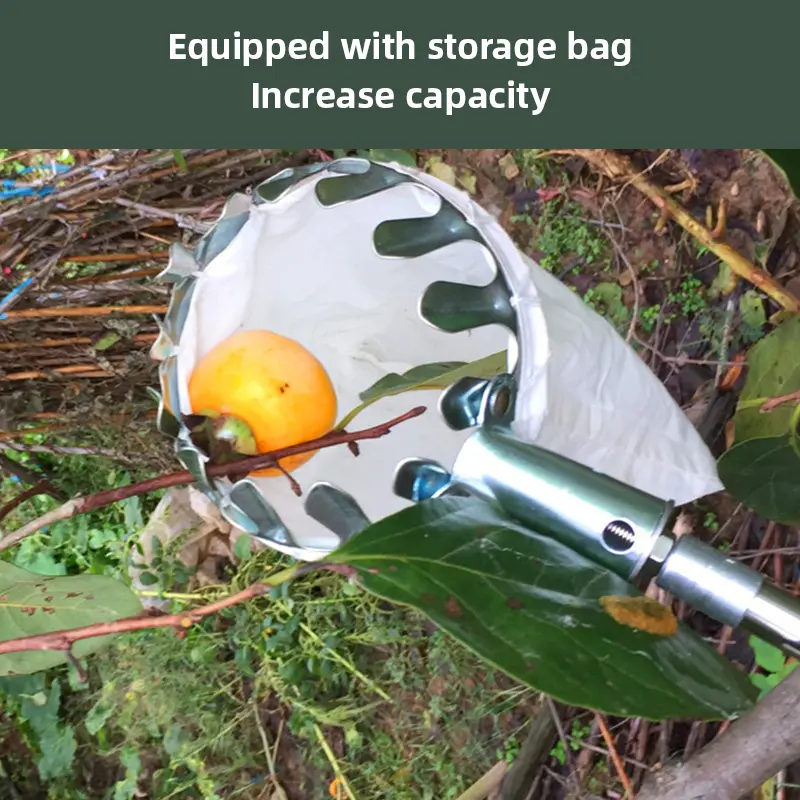 Metal Fruit Picker Gardening Apple Peach High Tree Picker Fruit Catcher Gardening Supplies